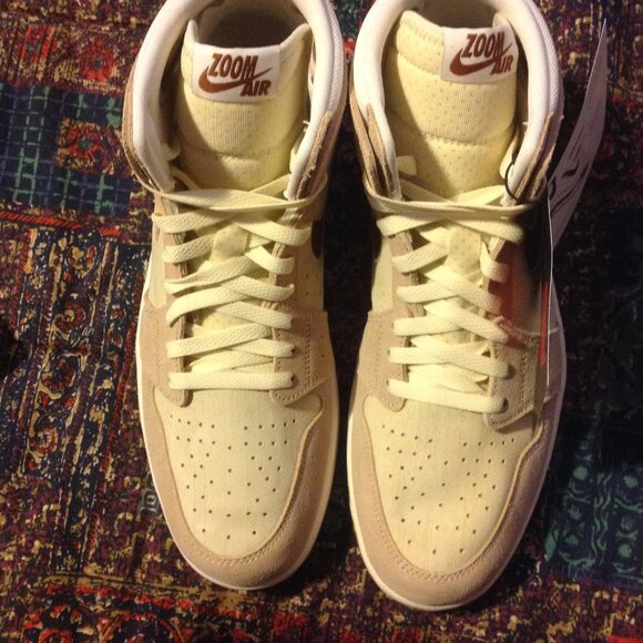 Air Jordan 1 Zoom Air CMFT 2 Men's Multicolor Suede Sneakers -11.5 -New in Box - Picture 2 of 12